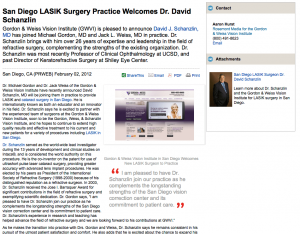 lasik, surgeon, surgery, laser, eye, vision, correction, new, doctor, san, diego, ca