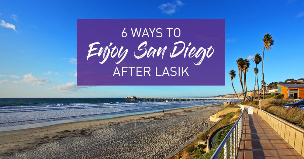 6 Ways to Enjoy San Diego After LASIK walking bridge by the Ocean