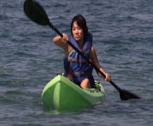 Katrina kayaking